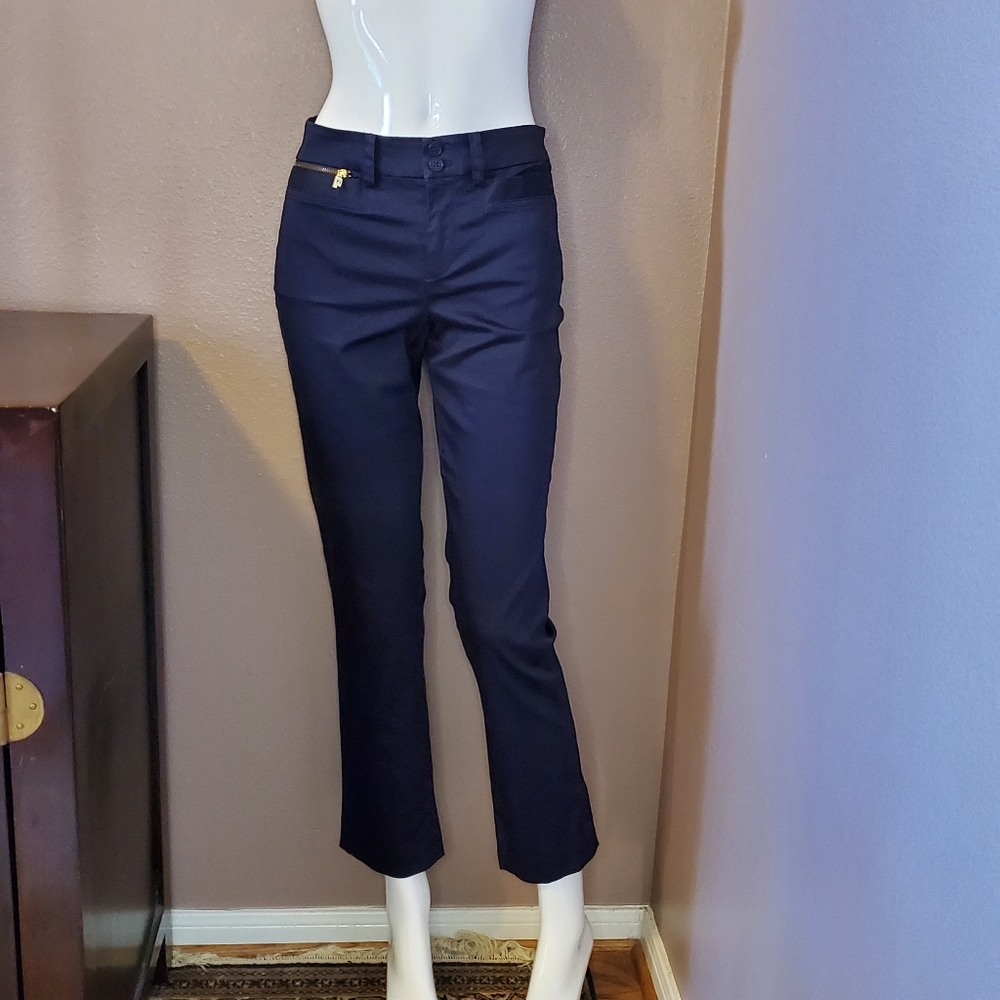 LAUREN RL navy blue cotton pants 2P